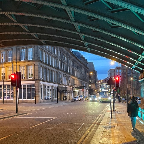 Under the railway bridge [colour]