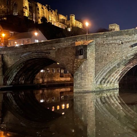 Framwellgate Bridge night shot