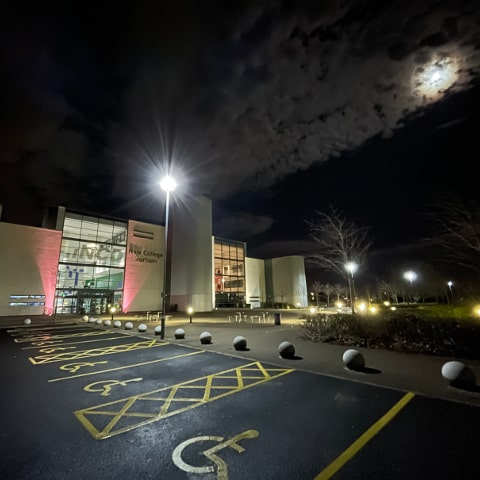 Moonlight at New College Durham