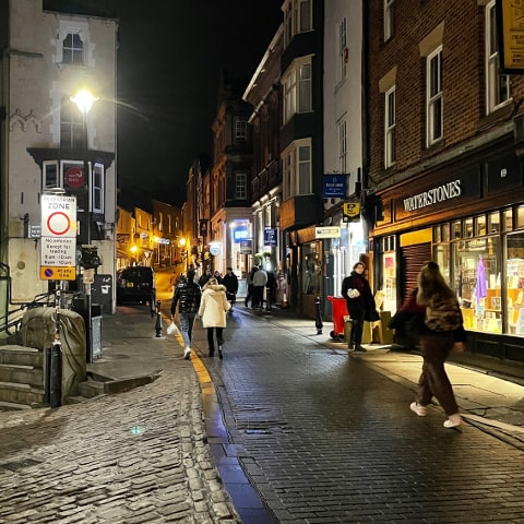 Saddler Street night shot