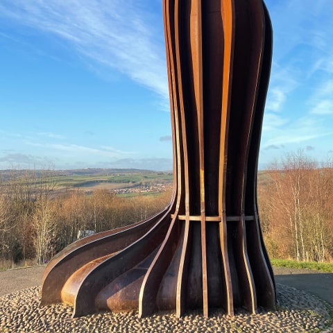 At the foot of the Angel