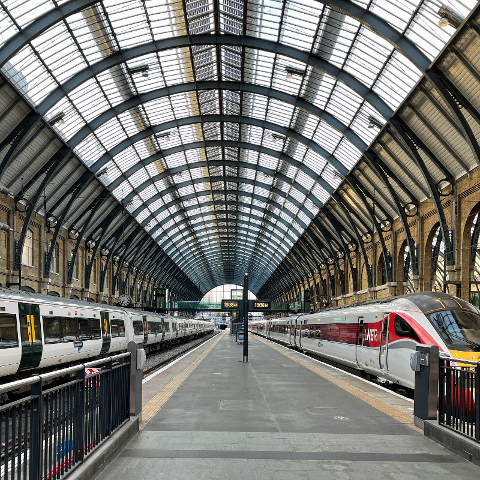 Platforms at London Kings Cross