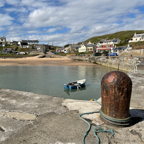 Collieston from the harbour