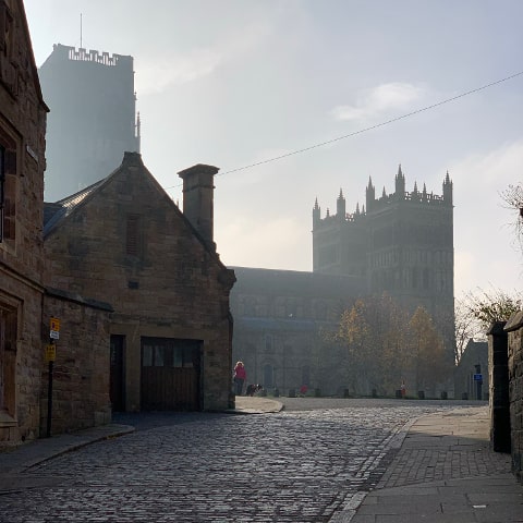 Owengate leading to Durham Cathedral