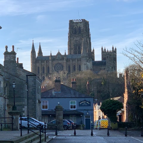 Durham Cathedral from the Courts